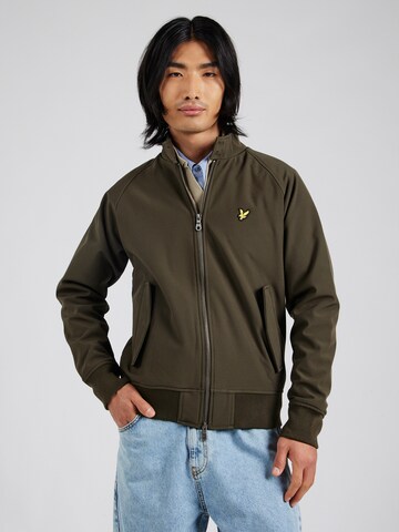 Giacca di mezza stagione 'Harrington' di Lyle & Scott in verde: frontale