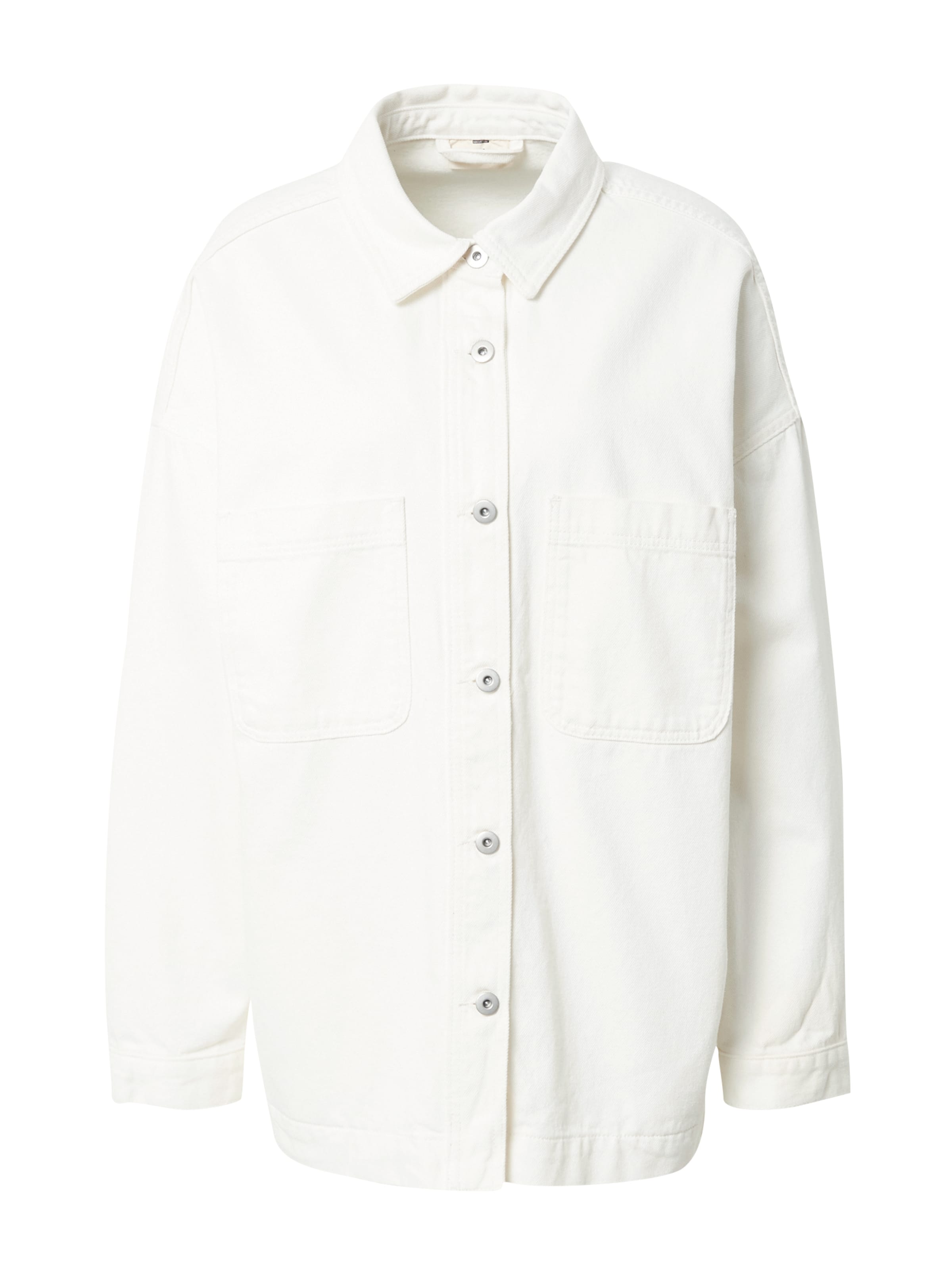 A LOT LESS Φθινοπωρινό και ανοιξιάτικο μπουφάν 'Mathilda' σε λευκό: μπροστά