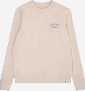 Jack & Jones Junior Sweatshirt in Beige: front