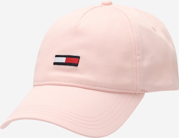 Tommy Jeans Kšiltovka – pink: přední strana