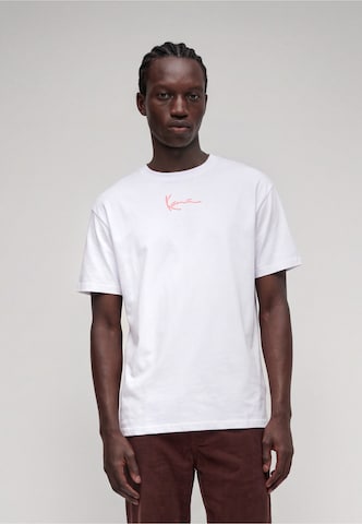 T-Shirt Karl Kani en blanc : devant