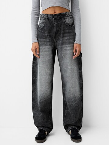 Jeans di Bershka in nero: frontale