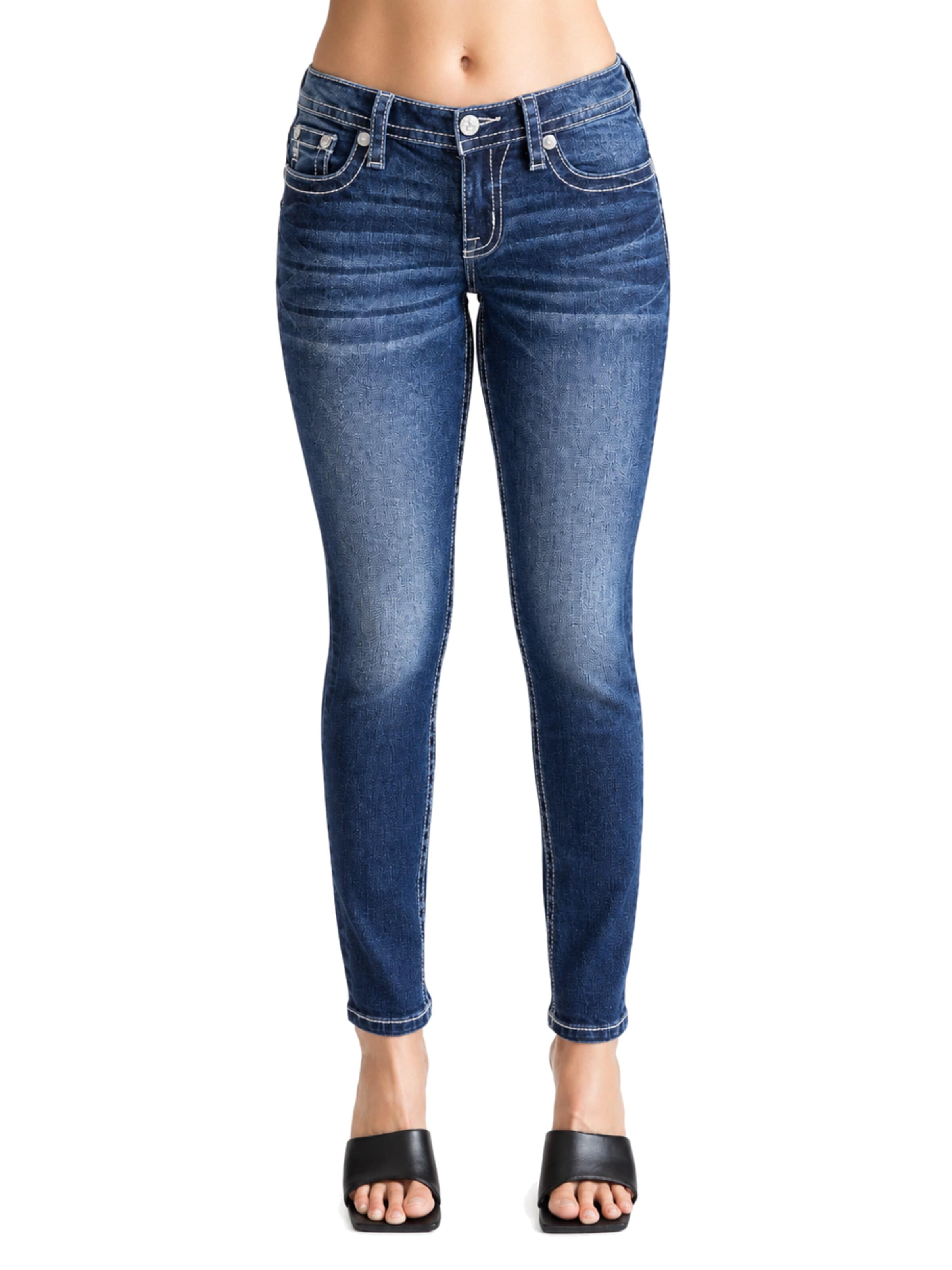 Miss Me - Skinny Vaquero 'D1104 Mid-Rise Skinny' en azul