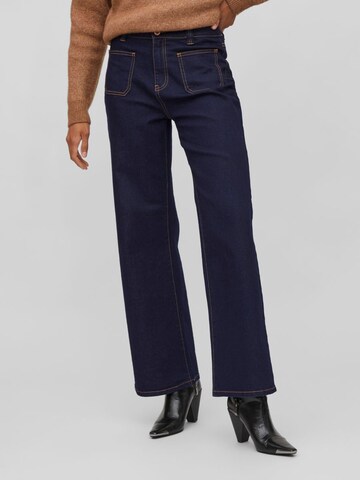 VILA Wide Leg Jeans 'WIDEY' in Blau: predná strana