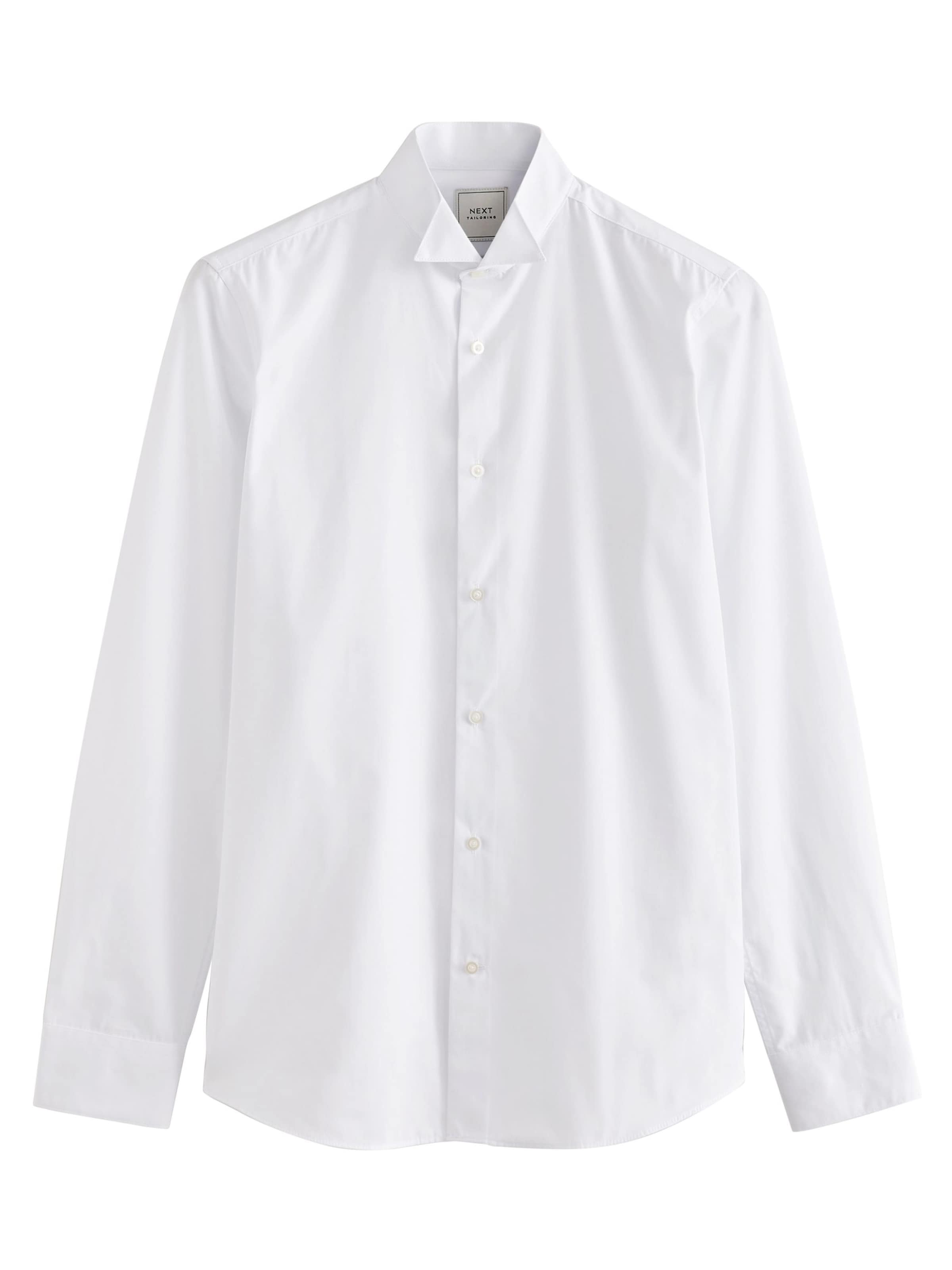 Slim fit Camicia di Next in bianco: frontale