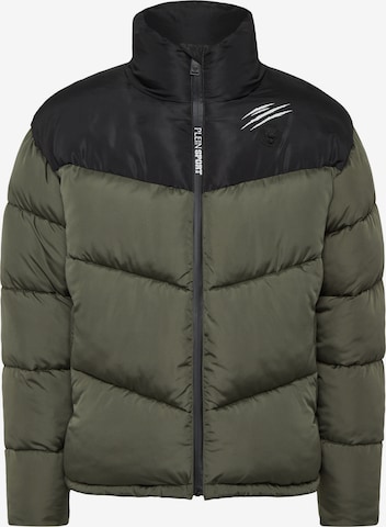 Giacca invernale di Plein Sport in verde: frontale