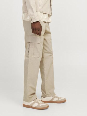 Regular Pantalon cargo JACK & JONES en beige
