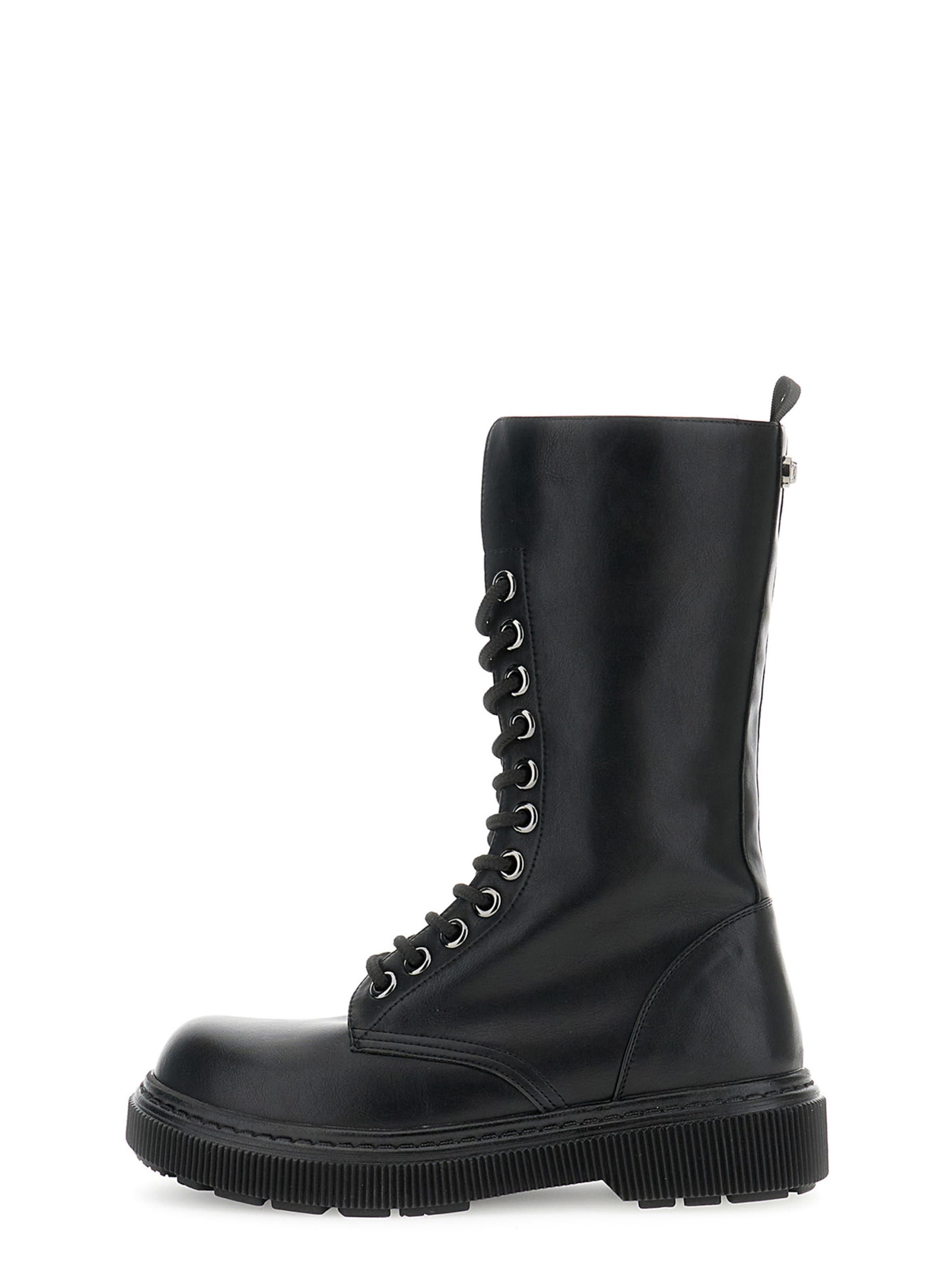 CAFè NOIR Schnürstiefel in schwarz, Produktansicht