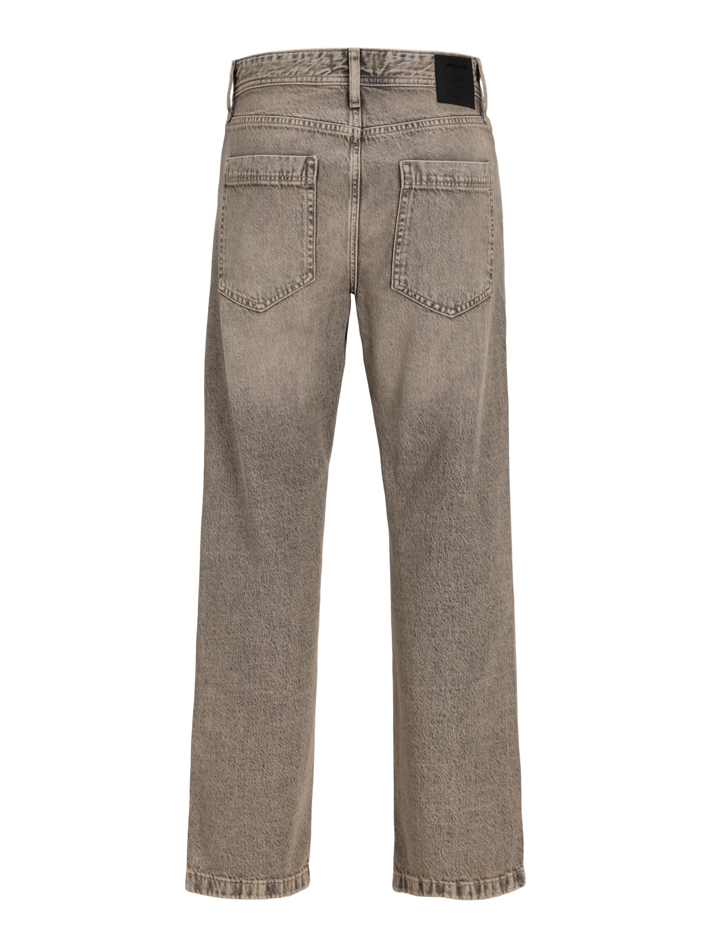 JACK & JONES Loosefit Τζιν 'JJIEDDIE JJCREW' σε γκρι