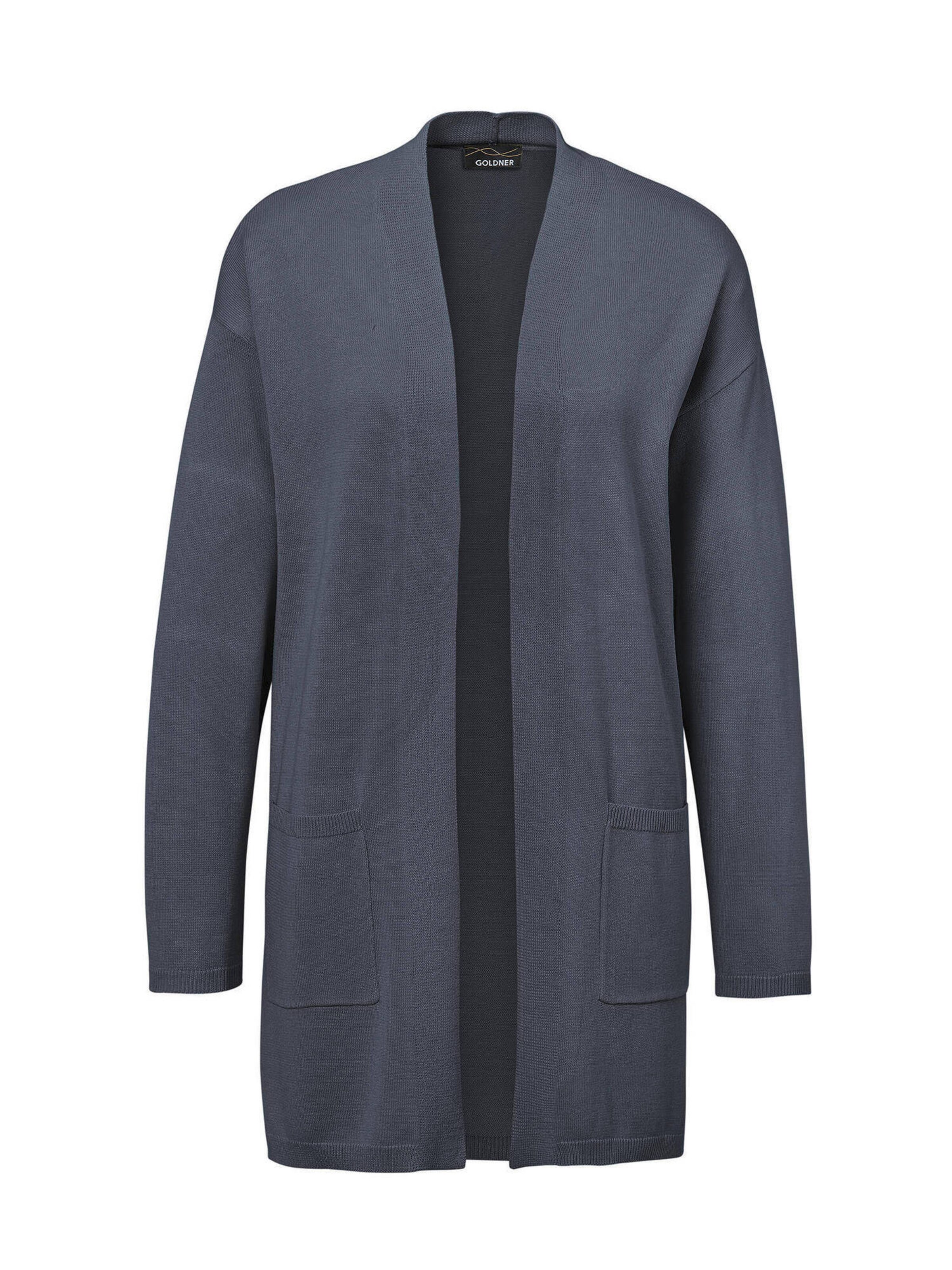 Goldner Cardigan en marine, Vue avec produit