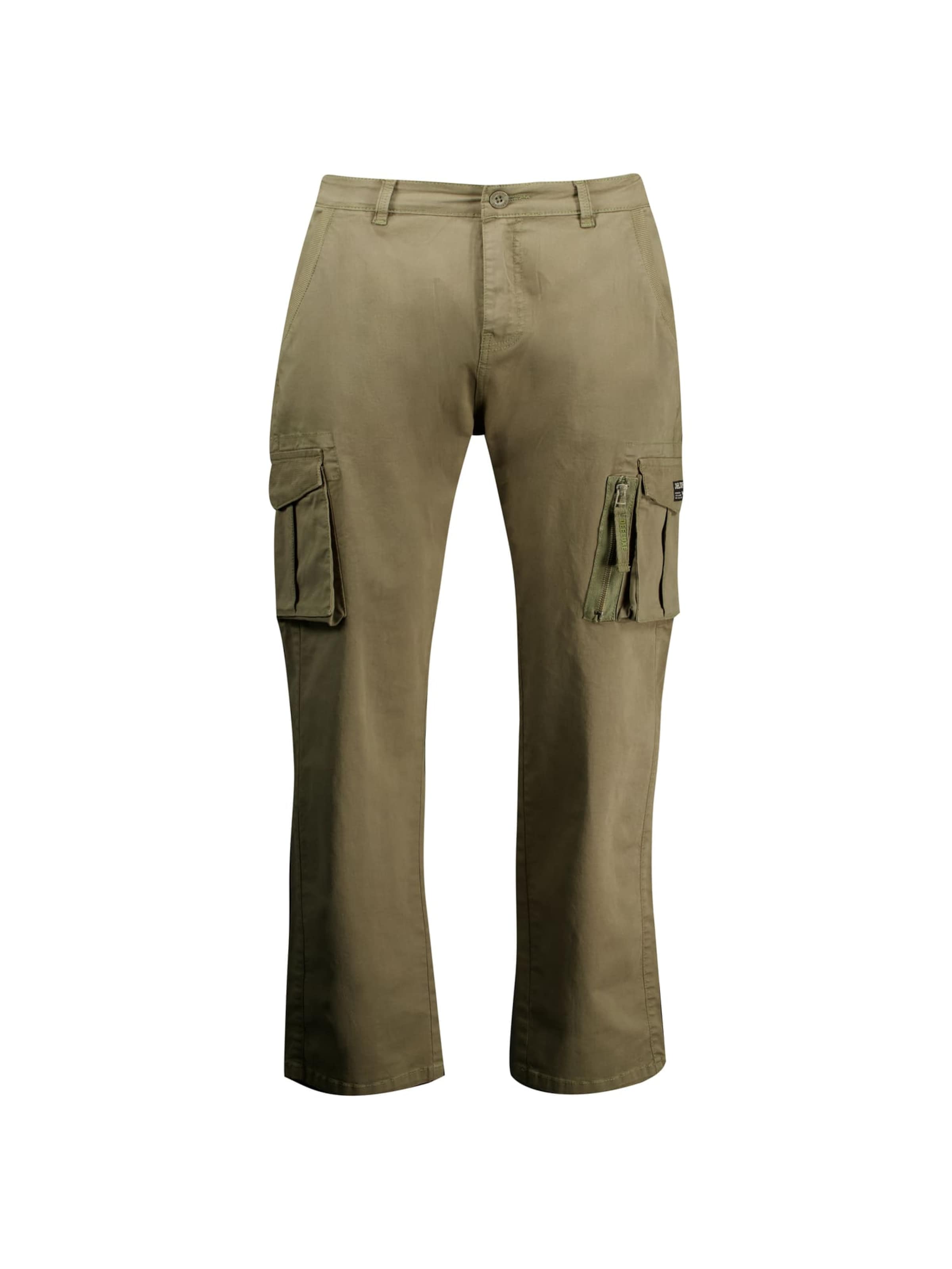 Deeluxe Regular Broek 'Kenai' in Groen: voorkant