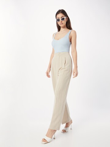 GAP Loose fit Trousers with creases in Beige