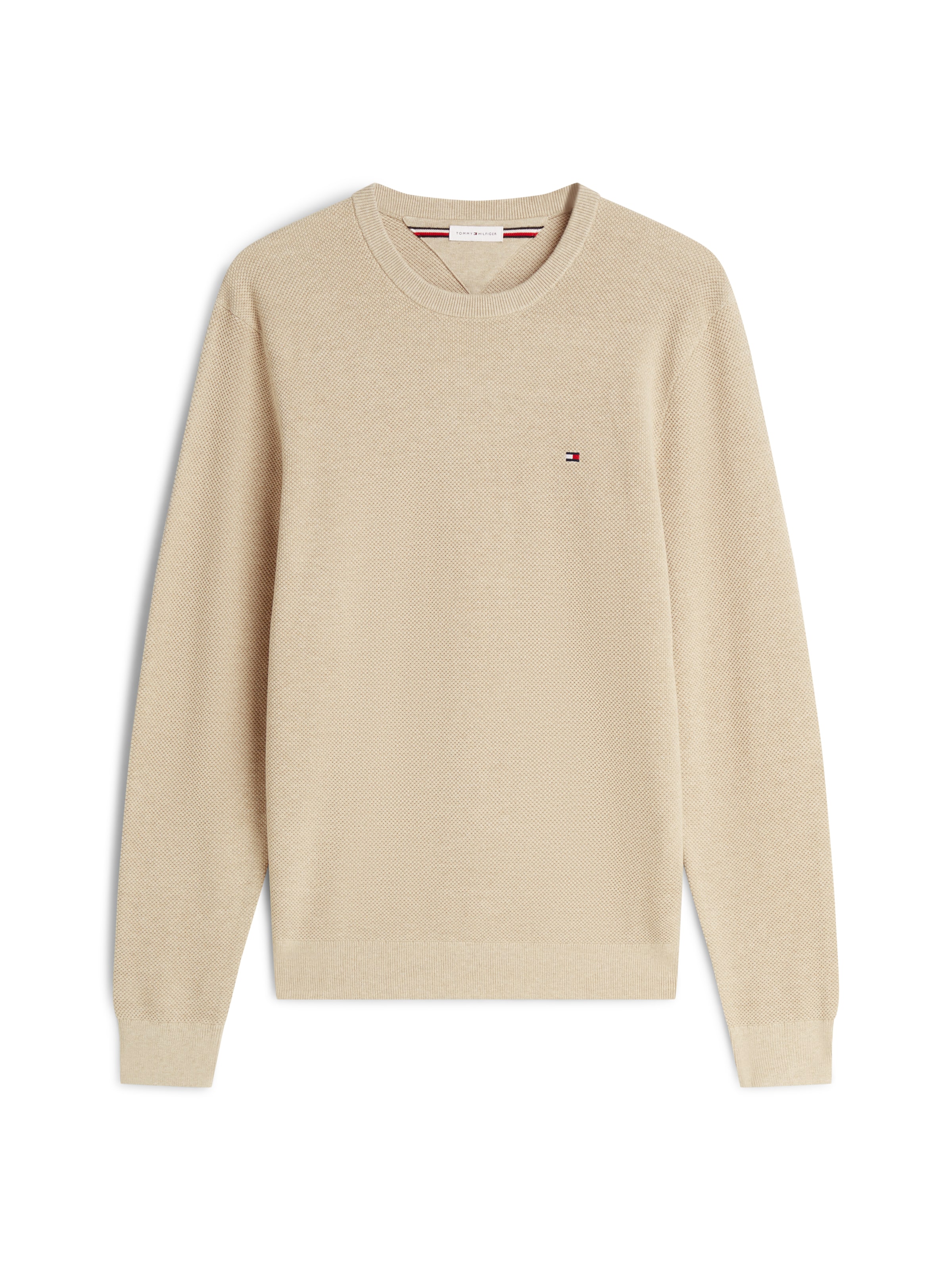 Pull-over 'ESSENTIAL' TOMMY HILFIGER en vert : devant