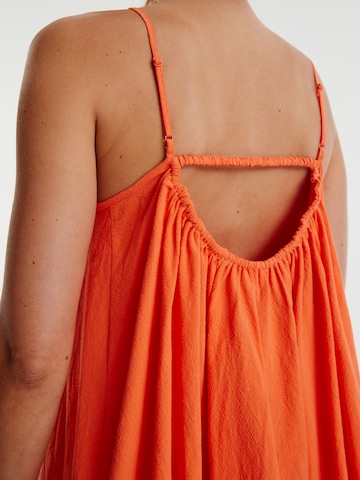 EDITED - Vestido de verão 'Freda' em laranja