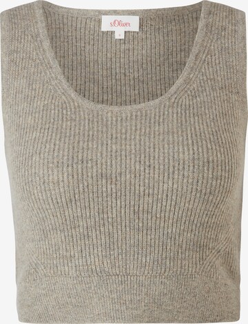 s.Oliver Knitted top in Grey