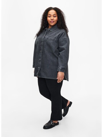 Zizzi Between-Season Jacket 'Cassy' in Grey