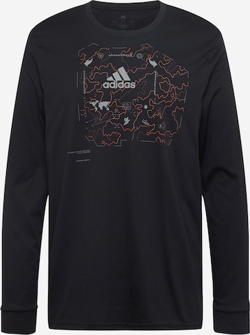 ADIDAS SPORTSWEAR Performance Shirt 'X-City Aeroready Graphic Inline ' in Black: front