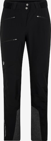 ZIENER Regular Workout Pants 'NEOLA' in Black: front