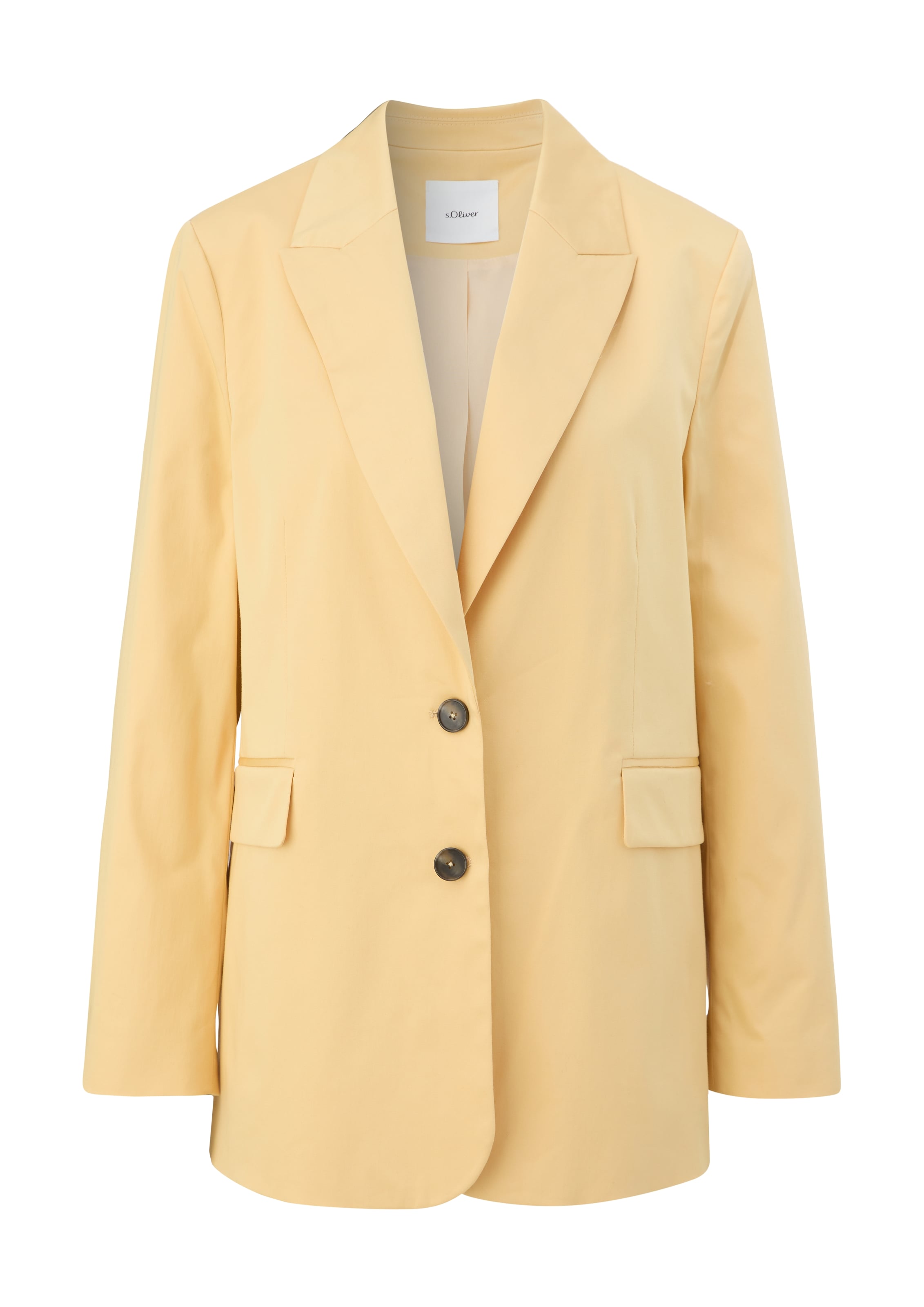 s.Oliver BLACK LABEL Blazer in Gelb: Vorderseite