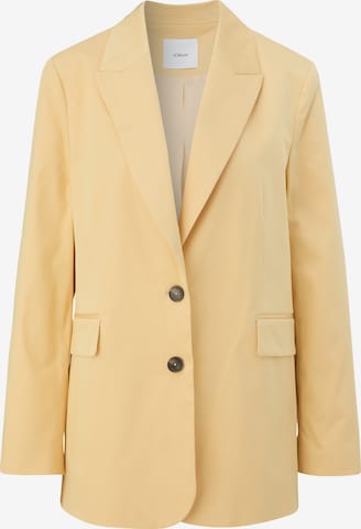 s.Oliver BLACK LABEL Blazer in Yellow: front