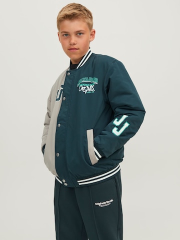 Jack & Jones Junior Tussenjas in Grijs: voorkant