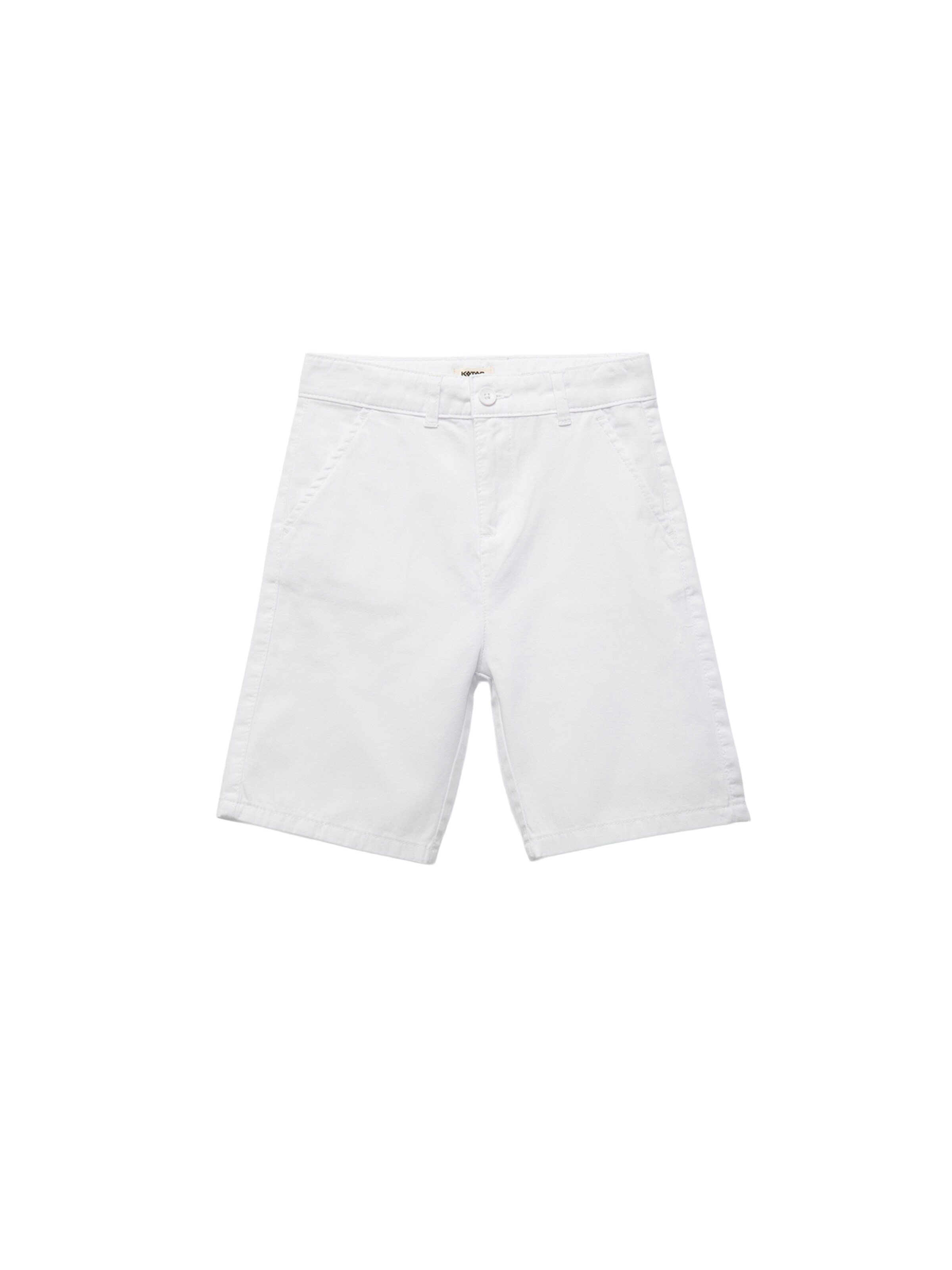 Koton Regular Trousers in White: front