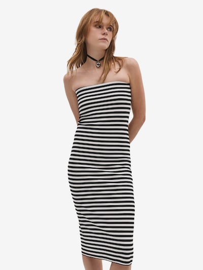 No Matter What Kleid in schwarz / weiß, Produktansicht