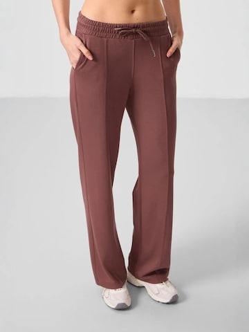 Wide Leg Pantalon Tommy Life en marron