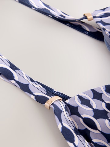 Next Triangel Shapingbadeanzug in Blau