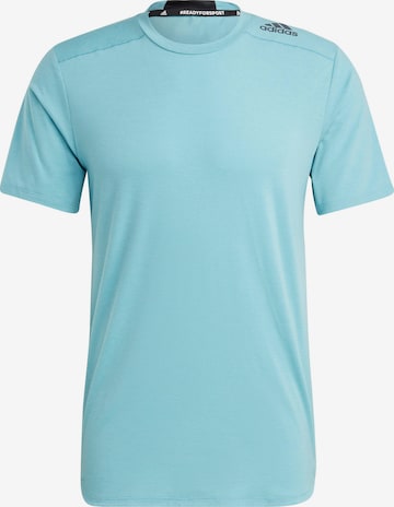 ADIDAS SPORTSWEAR - Camiseta funcional 'Designed for Training' en azul: frente