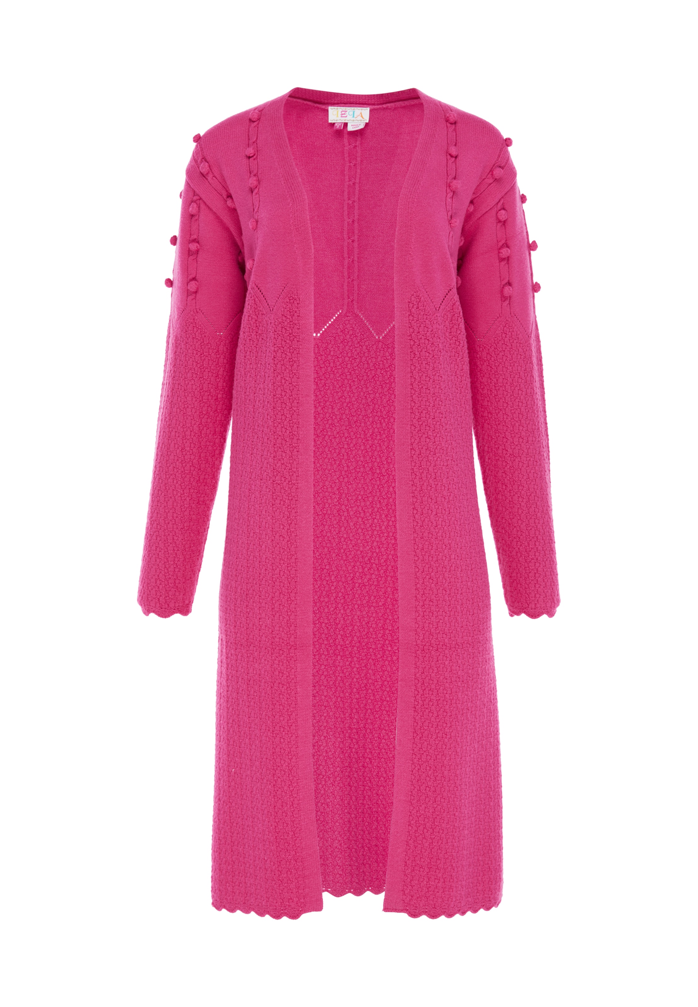 IZIA Knit cardigan in Pink: front