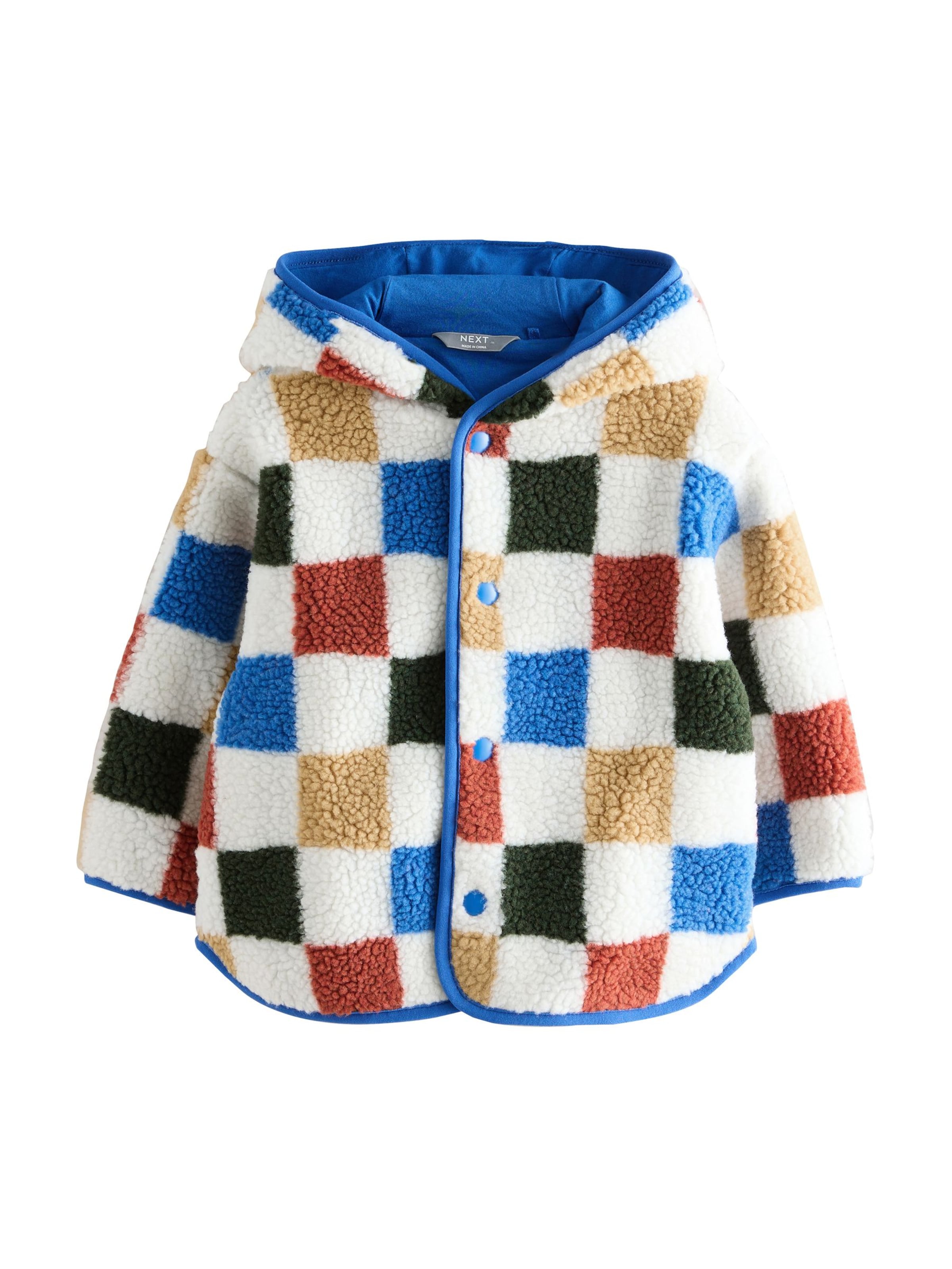 Next Fleecejacka i vit: framsida