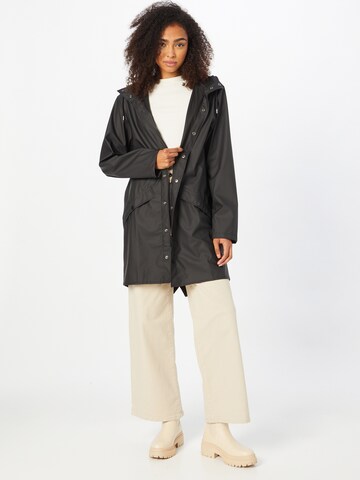 Manteau mi-saison RAINS en noir