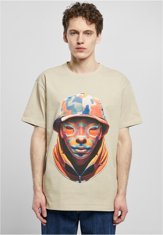 Forgotten Faces T-Shirt in Beige: Vorderseite
