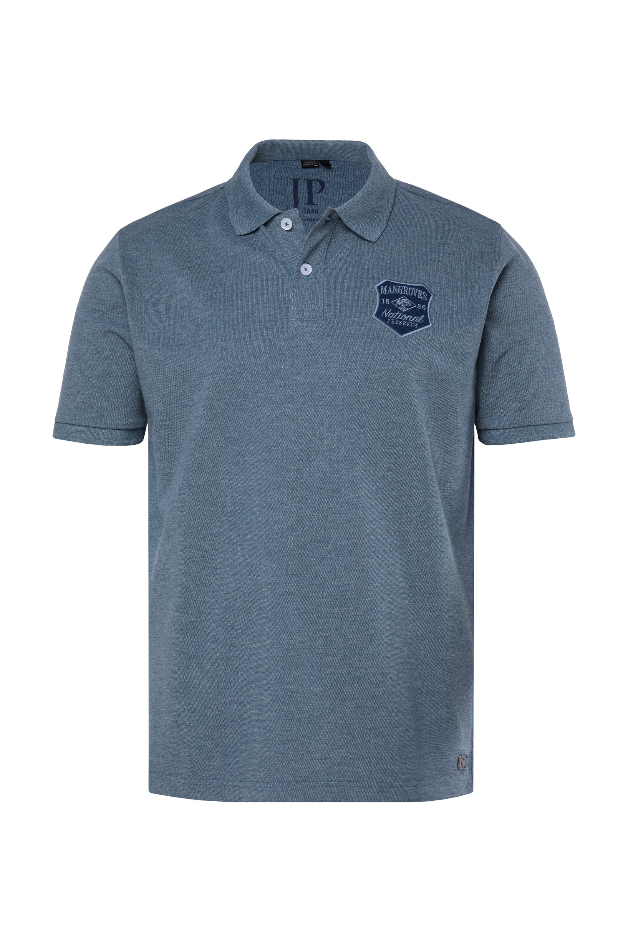 JP1880 Poloshirt in Blau: Vorderseite