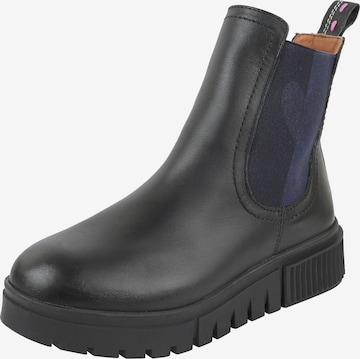 Crickit Chelsea Boot ' SISSY ' in Schwarz: Vorderseite