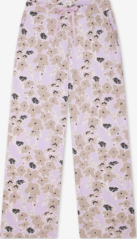 SCHIESSER Pyjamabroek ' Mix Relax ' in Lila: voorkant