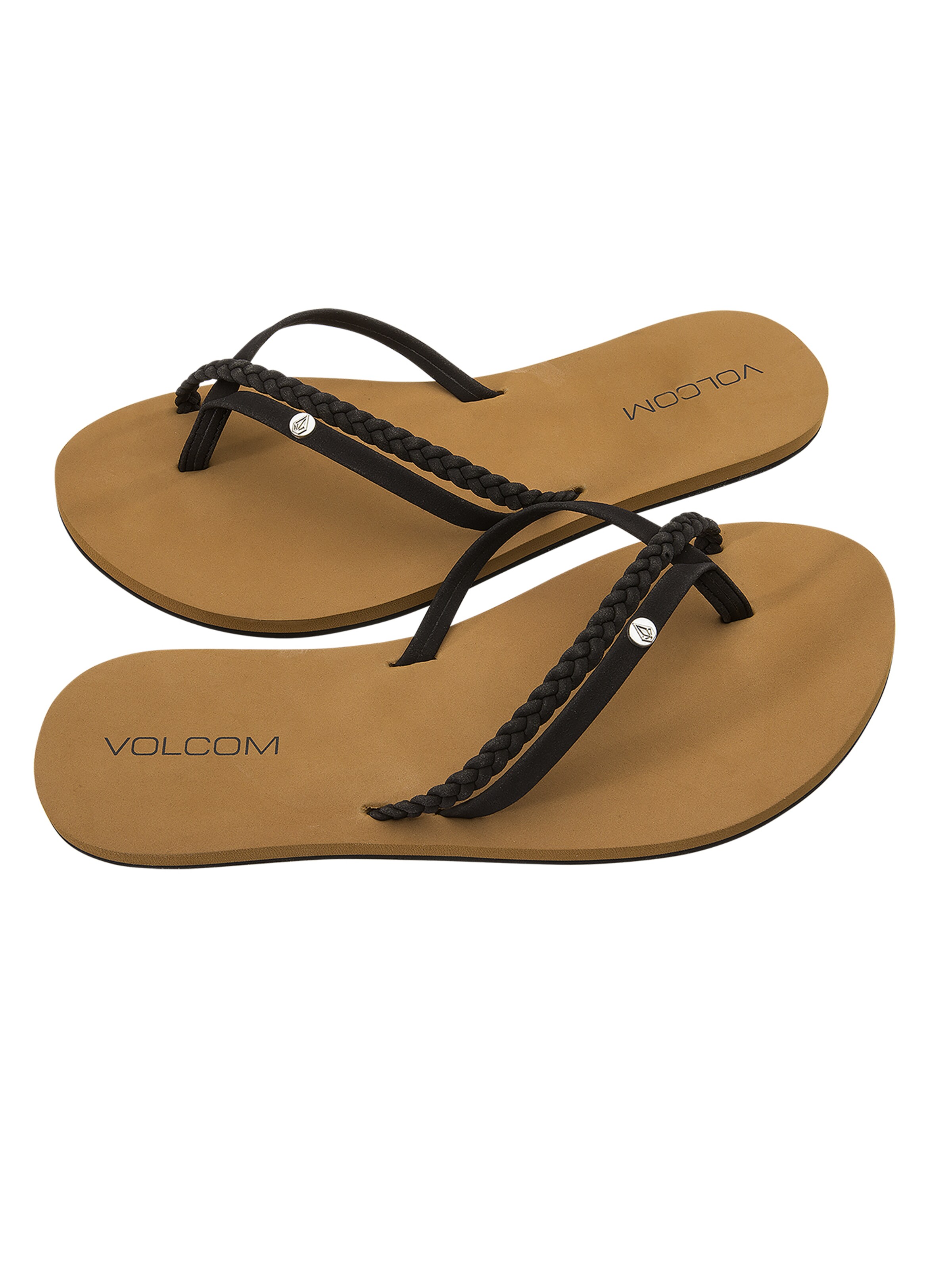 Volcom Teenslipper in Zwart