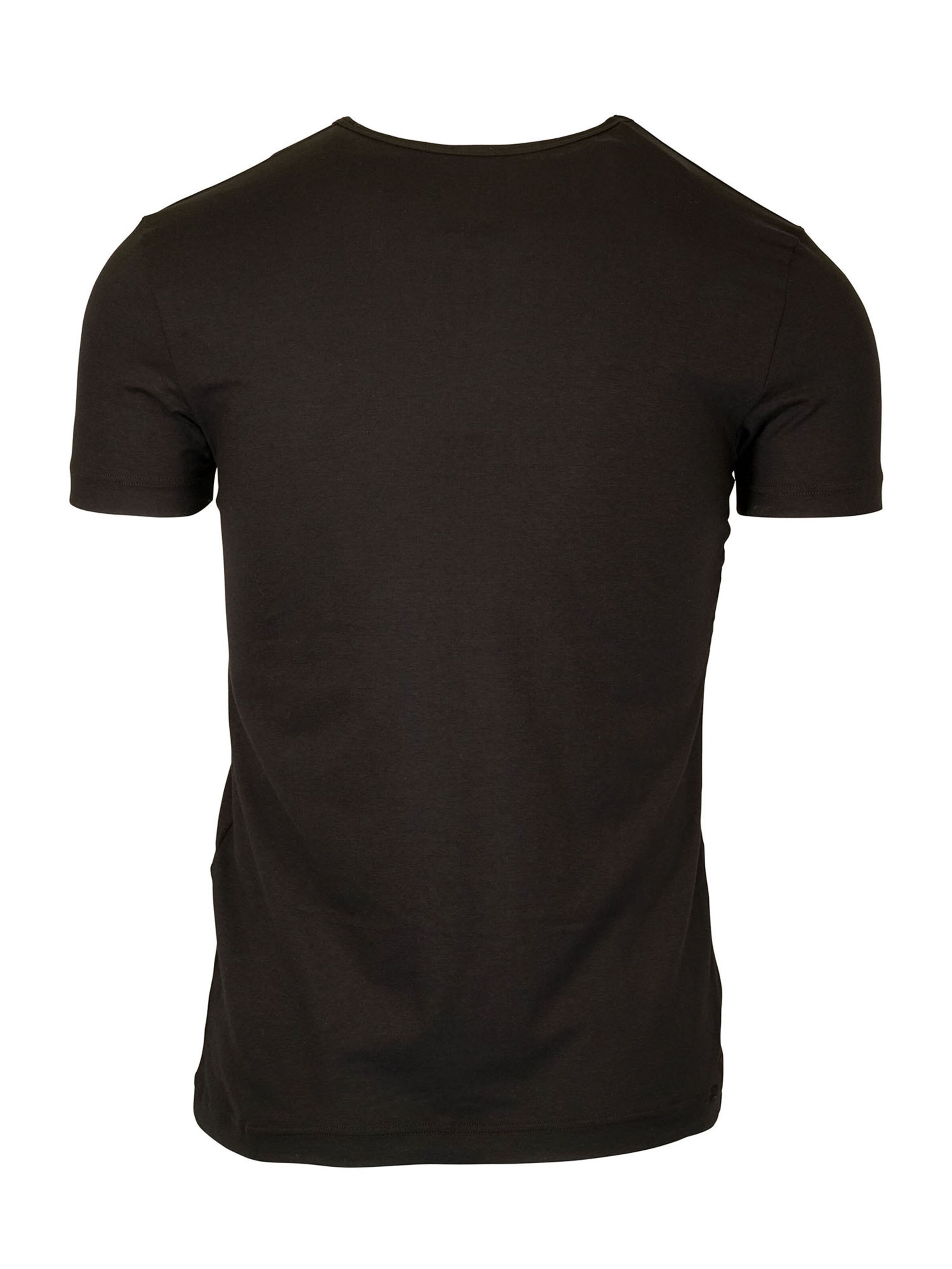 Olaf Benz Shirt 'V-Neck RED 1601' in Black