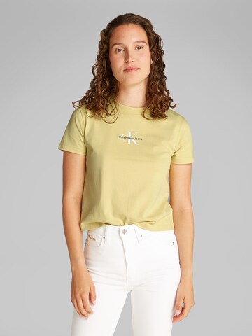 Calvin Klein Jeans Shirt in Green: front