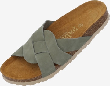 Palado Pantolette 'Torna' in Grün: Vorderseite