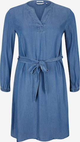 Tom Tailor Women + - Vestido camisero en azul: frente