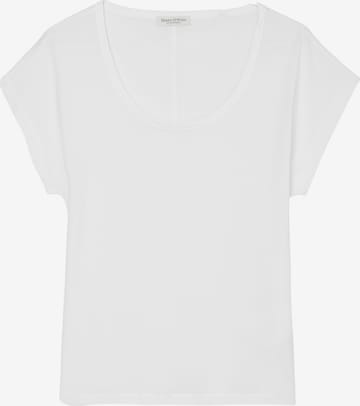 T-shirt Marc O'Polo en blanc : devant