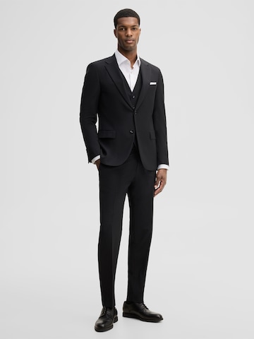 STRELLSON Slimfit Hose in Schwarz