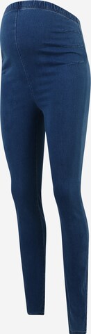 MAMALICIOUS Slim fit Jeggings 'Pine' in Blue: front