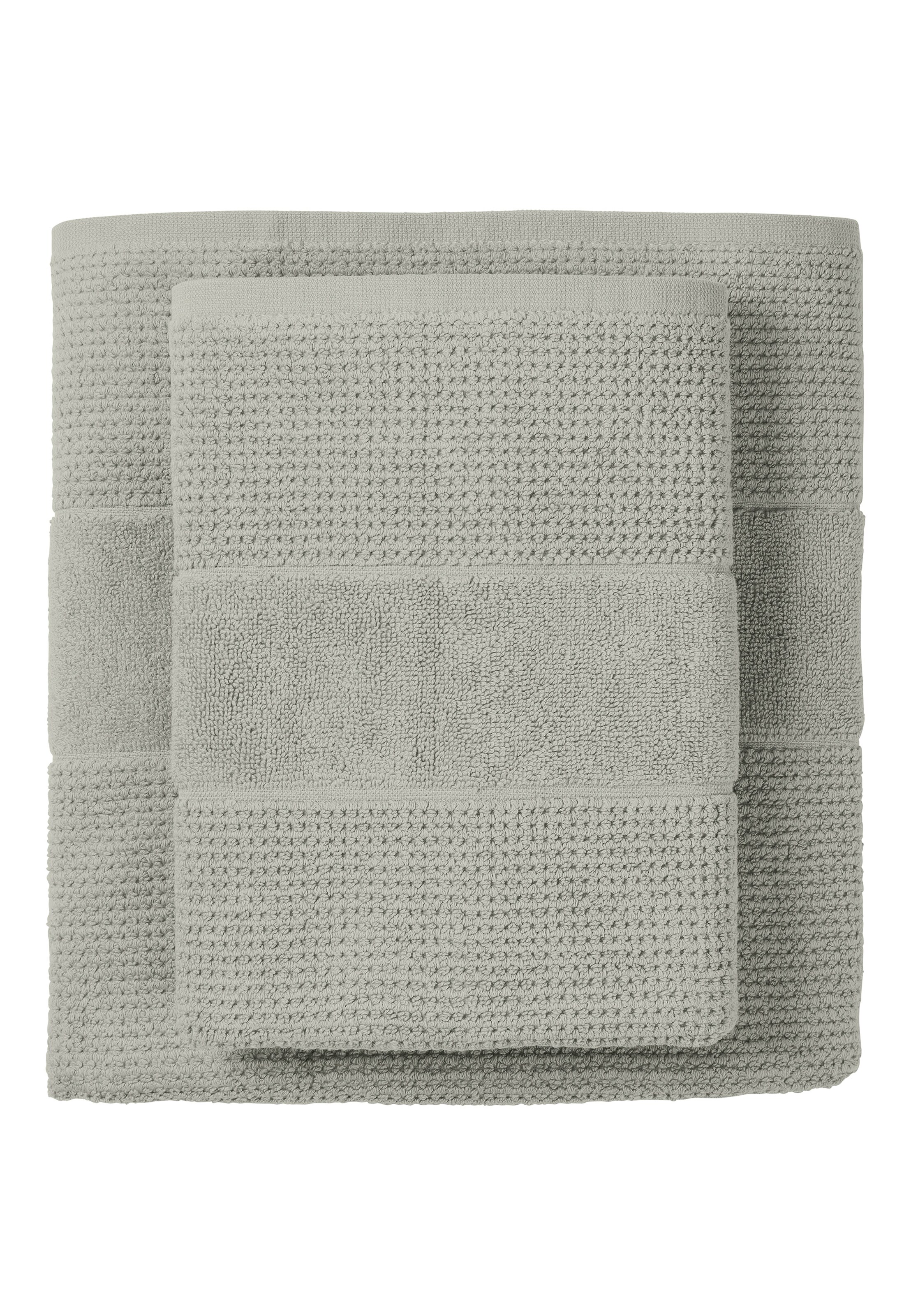 SCHIESSER Towel 'Turin' in Grey