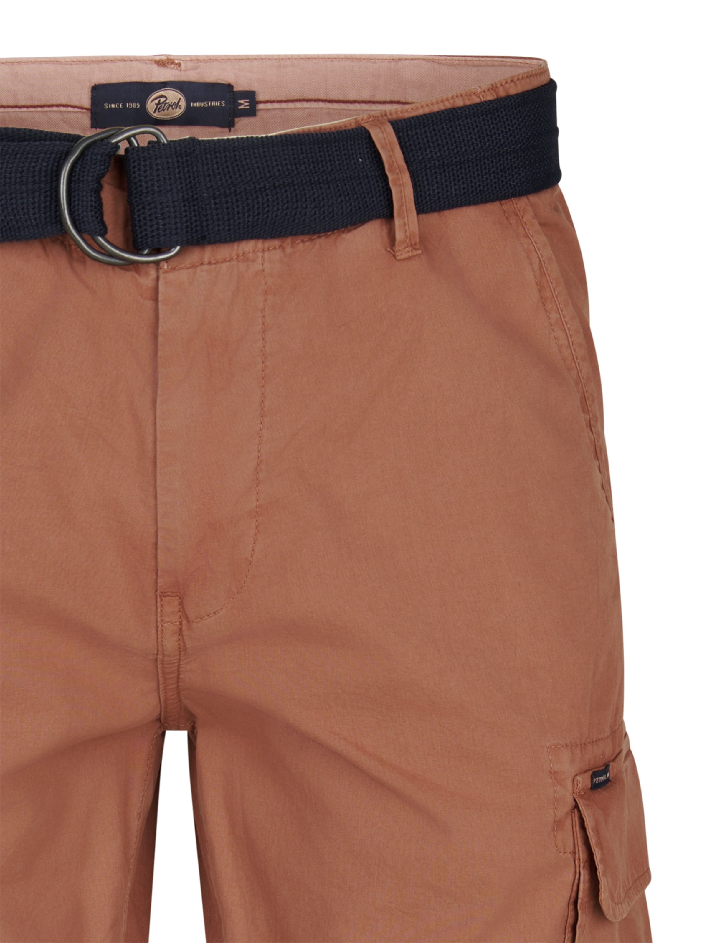 Petrol Industries Regular Cargo Pants in Red