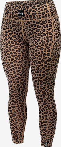 Sous-vêtements de sport Eivy en marron : devant