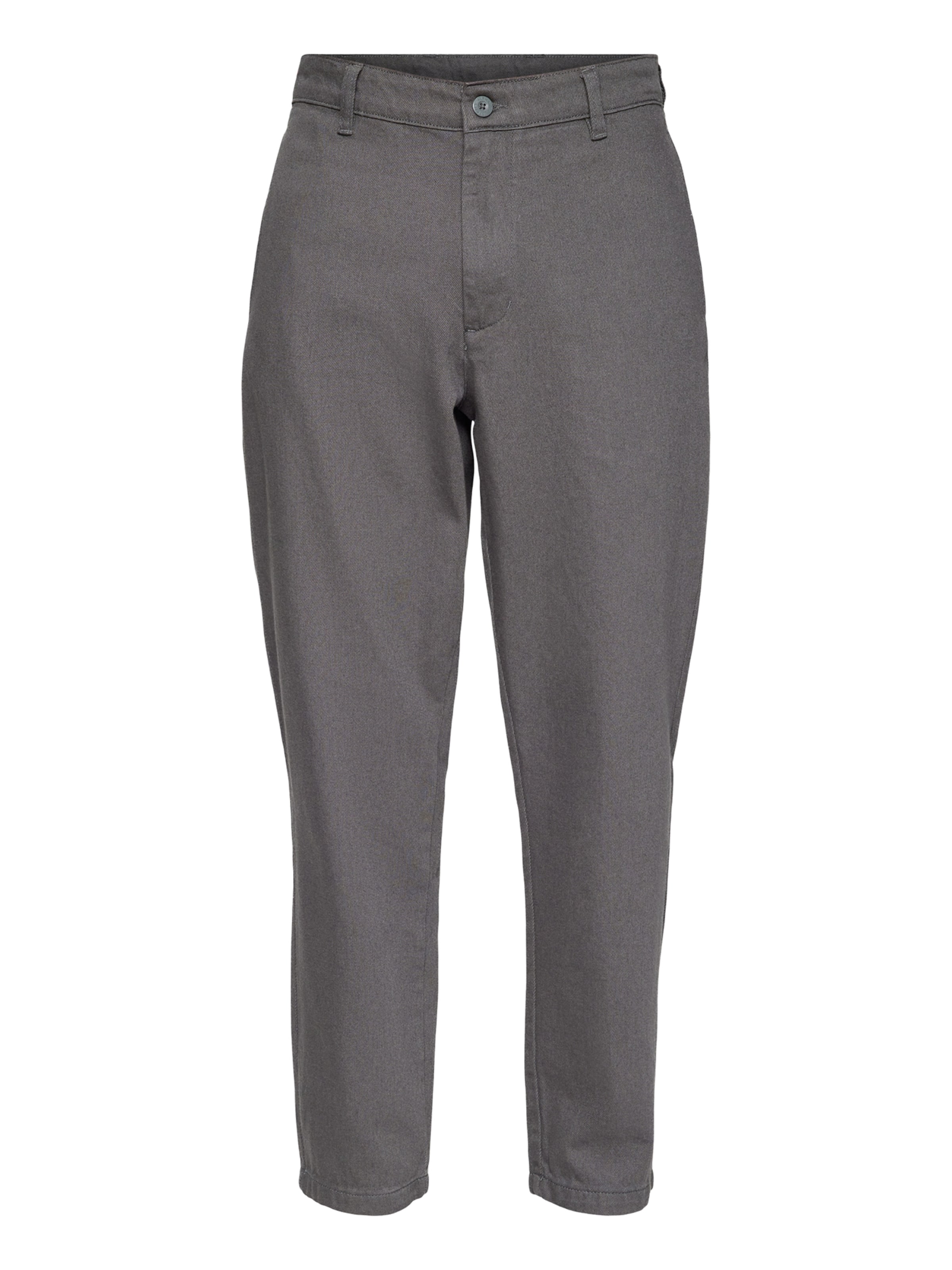 ALPHA INDUSTRIES Chinosy w kolorze szary: przód