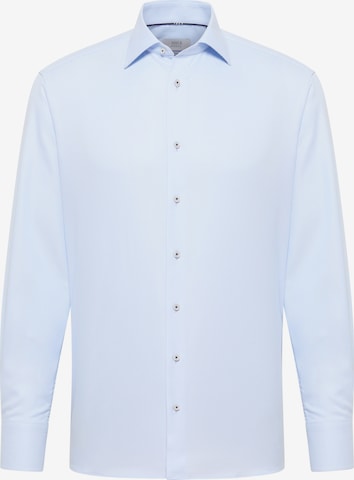 ETERNA Regular fit Zakelijk overhemd in Blauw: voorkant